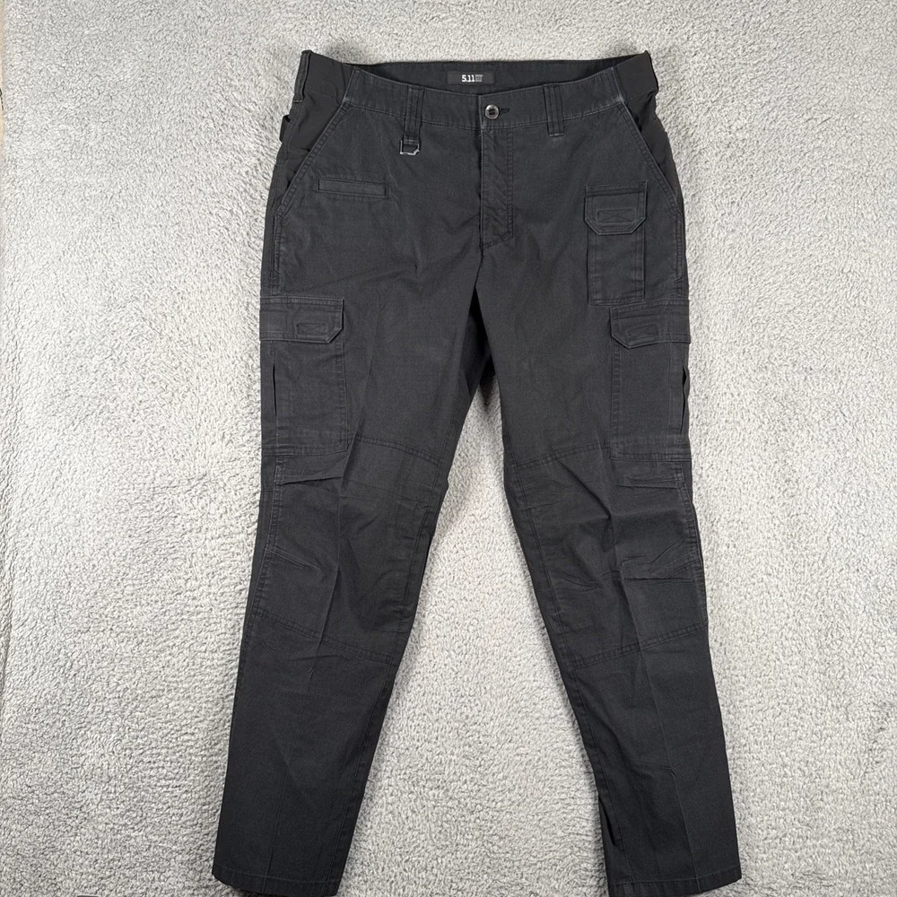 5.11 Tactical Men's 36x32 Black ABR Pro Straight Fit Cargo 9 Pockets